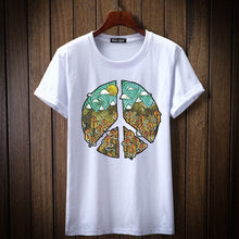 Load image into Gallery viewer, SWEN high quality 2018 short sleeve t shirt men fashion brand design 100% cotton T-shirt male quality print tshirts o-neck s-5xl