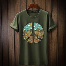 Load image into Gallery viewer, SWEN high quality 2018 short sleeve t shirt men fashion brand design 100% cotton T-shirt male quality print tshirts o-neck s-5xl