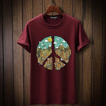 Load image into Gallery viewer, SWEN high quality 2018 short sleeve t shirt men fashion brand design 100% cotton T-shirt male quality print tshirts o-neck s-5xl