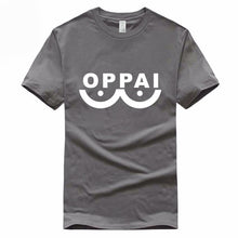 Load image into Gallery viewer, Hero Saitama One Punch Man Oppai Funny T-shirt Summer Euro Size 100% Cotton Short Sleeve O-Neck Men And Women T Shirt GMT3000019