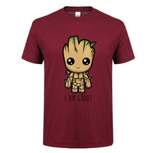 Load image into Gallery viewer, Groot T Shirt men Avengers Alliance Fashion summer Casual boy girl shirt 2018 Brand Short sleeve t-shirt print hip hop top tees