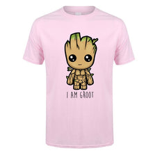 Load image into Gallery viewer, Groot T Shirt men Avengers Alliance Fashion summer Casual boy girl shirt 2018 Brand Short sleeve t-shirt print hip hop top tees