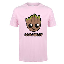 Load image into Gallery viewer, Groot T Shirt men Avengers Alliance Fashion summer Casual boy girl shirt 2018 Brand Short sleeve t-shirt print hip hop top tees