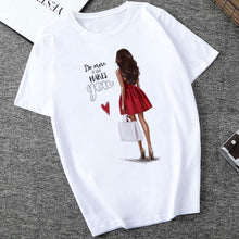 Load image into Gallery viewer, CZCCWD Summer Tops For Women 2019 Harajuku Aesthetic Thin Section T Shirt Do Mose Of What Makes You Happy Tshirt Fashion T-shirt
