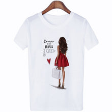 Load image into Gallery viewer, CZCCWD Summer Tops For Women 2019 Harajuku Aesthetic Thin Section T Shirt Do Mose Of What Makes You Happy Tshirt Fashion T-shirt