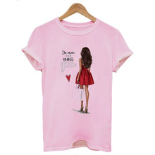 Load image into Gallery viewer, CZCCWD Summer Tops For Women 2019 Harajuku Aesthetic Thin Section T Shirt Do Mose Of What Makes You Happy Tshirt Fashion T-shirt