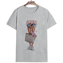 Load image into Gallery viewer, CZCCWD Summer Tops For Women 2019 Harajuku Aesthetic Thin Section T Shirt Do Mose Of What Makes You Happy Tshirt Fashion T-shirt